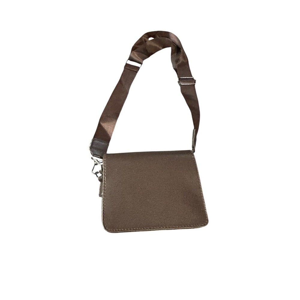 NEW womens crossbody adjustable strap purse bag brown - Picture 6 of 6
